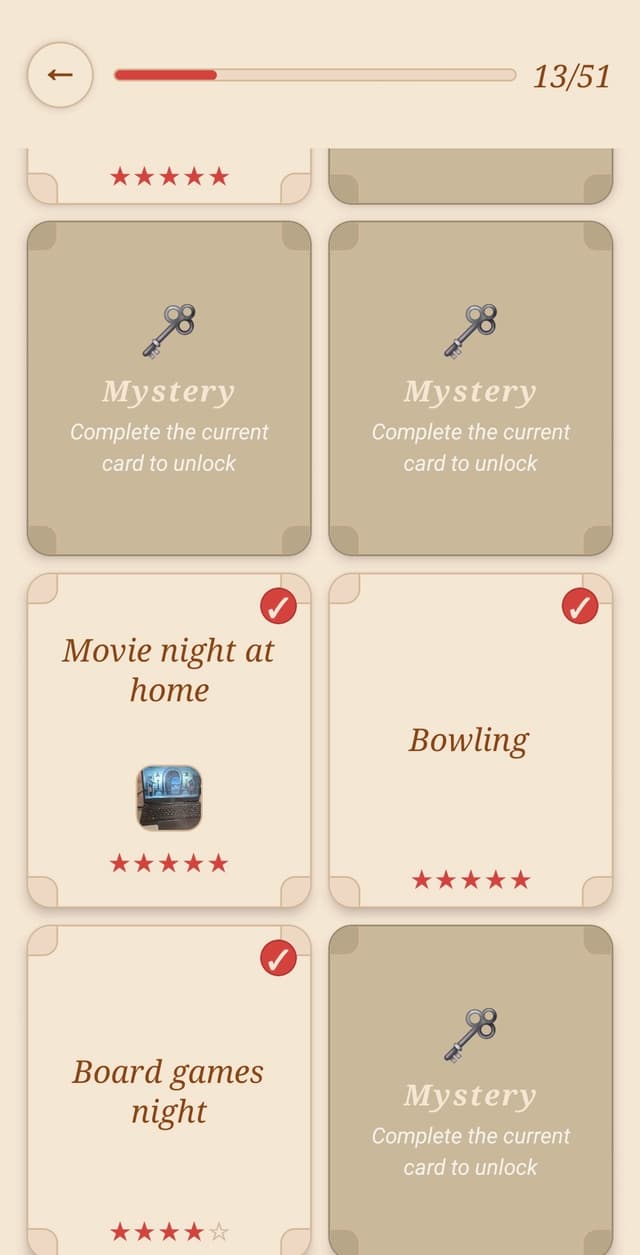 Sealed With Love app — envelope screen